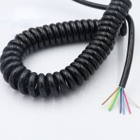 Sp ลวดยืดหดได้18AWG,ลวดยืดหดได้สายหดได้สายแบบเกลียว6 7 8แกนสายไฟต่อพ่วง