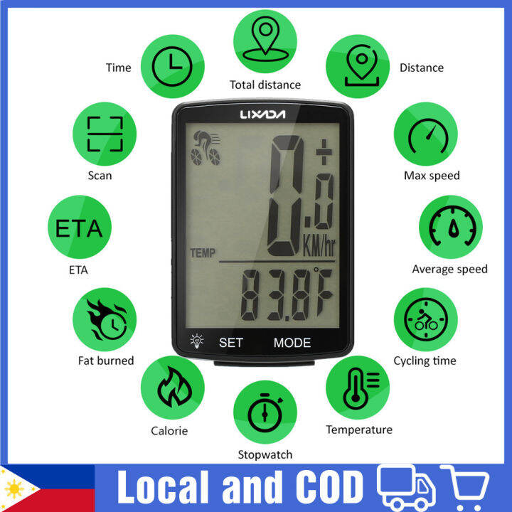 2.8inches Bicycle Wireless Computer for MTBRoad Digital Speedometer ...