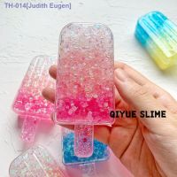 ✲◕☇ 22x23 Magical ice crystals acoustic control bead color matching ins with mud iridescence filler Fried extract series slime toy earrings