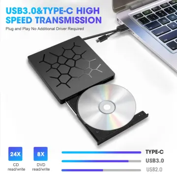 ORICO USB 3.0 External DVD Drive High-Speed Reading DVD-RW Optical Drives  Support TF/SD Reader Player for Laptop Macbook(XD008/XD010)