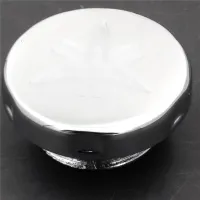 Aftermarket motorcycle parts Billet oil Fluid Reservoir Cap For Yamaha 1989-2009 FZR600 YZF600R FZ6 R6 R6S FZ1 R1 CHROMED