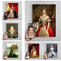 Custom Royal Woman ภาพจากรูปภาพภาพวาดผ้าใบยุคกลาง Historical Queen Princess Wall Art โปสเตอร์พิมพ์ Vintage ของขวัญ New