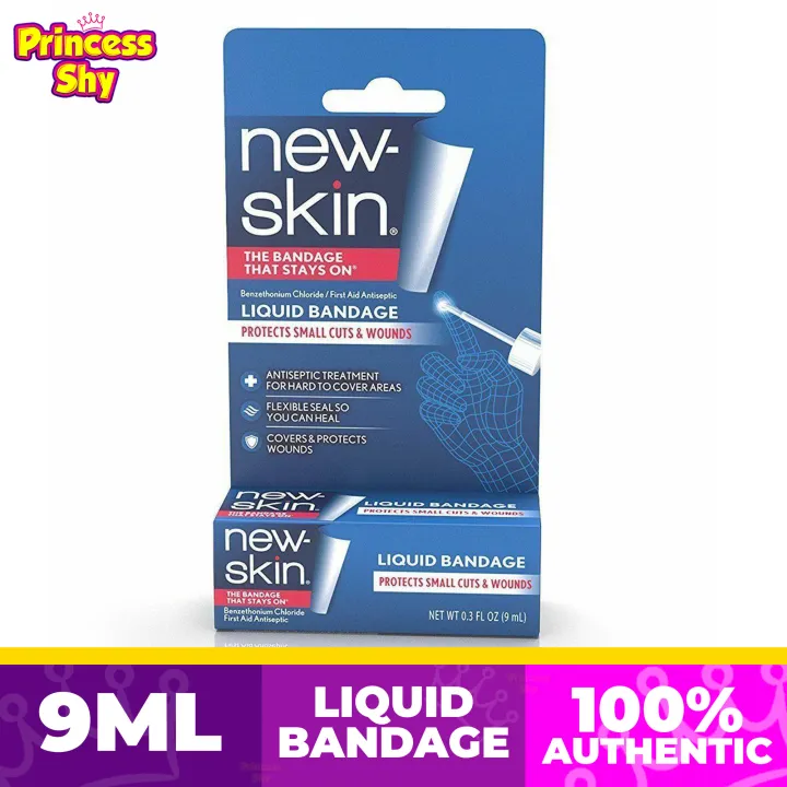 NewSkin Liquid Bandage 9ml First Aid Antiseptic Covers & Protects