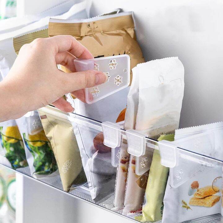 6PCS Refrigerator Storage Separator Classification Baffle Refrigerator