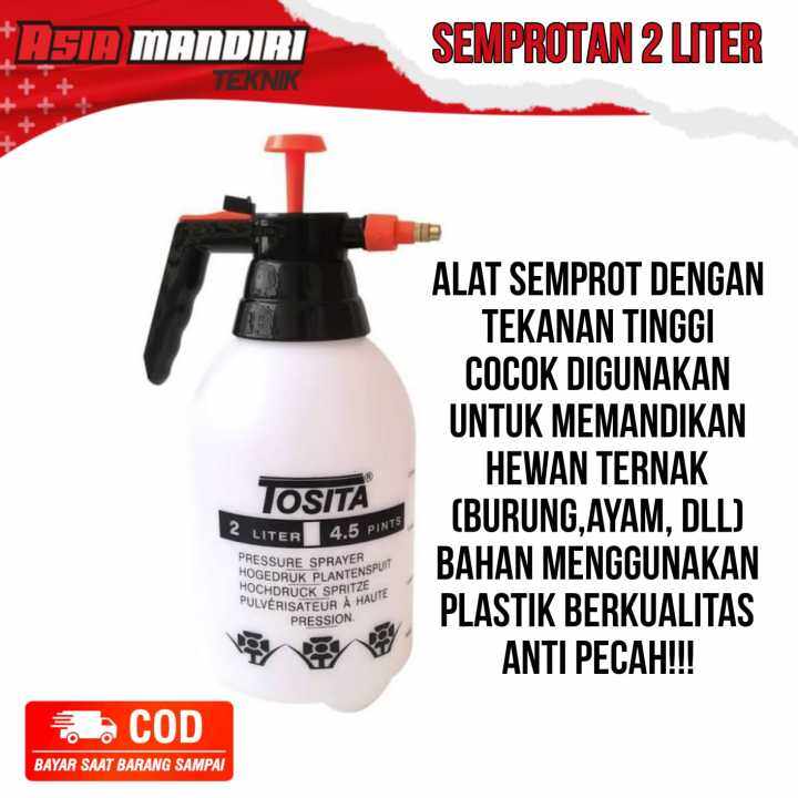 Semprotan Manual Tabung 2 L Botol Sprayer 2 Liter Semprotan Tanaman ...