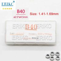 B40 ERIKC 1.41-1.69มม. หัวฉีดดีเซลประเก็นสำหรับปรับ Shims เครื่องฉีดพ่น B40สำหรับชุดซ่อมหัวฉีดน้ำมันเชื้อเพลิง Bosch