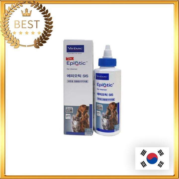Virbac Epiotic SIS Ear Cleaner 125ml for Dogs and Cats with Ear