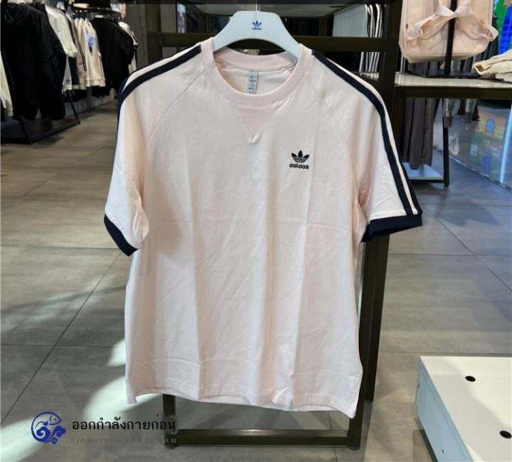 adidas-new-mens-and-womens-three-stripe-casual-sports-short-sleeved-t-shirt