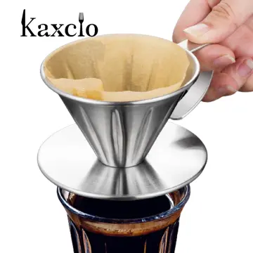 Coffee Maker Set Pour Over Drip Pot+Cone Coffee Dripper Filter Net 800ml  Chemex