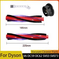 แท่งแท่งลูกกลิ้งแปรง185มม./225มม. พร้อมฝาท้ายสำหรับ Dyson V6 DC62 SV03 SV073ชิ้นส่วนเครื่องดูดฝุ่นซีรี่ย์