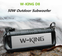 W-King D8 ลำโพงบลูทูธกลางแจ้ง 50 วัตต์ไร้สายซับวูฟเฟอร์ 360 เสียงรอบทิศทาง 10000 MAh