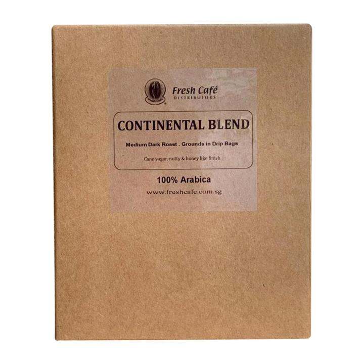 Fresh Cafe Continental Blend Roasted Ground Coffee Grounds In Drip