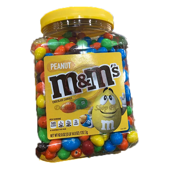 M&Ms Peanut Chocolate Candies 62oz 1757.7g 1 jar | Lazada PH