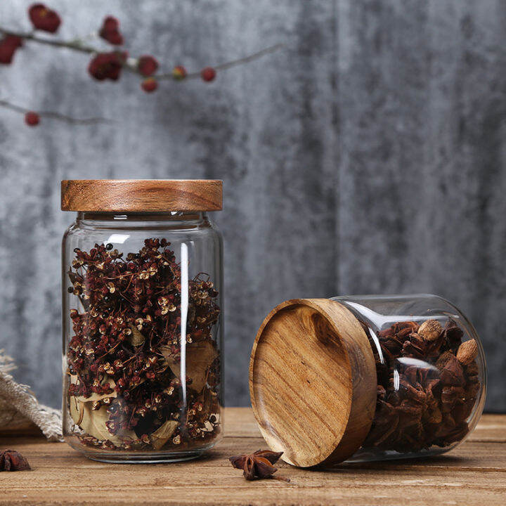 household-bottle-jar-glass-tea-cans-round-lid-coffee-confectionery-food-cans-cereal-storage-box-kitchen-storage-tank