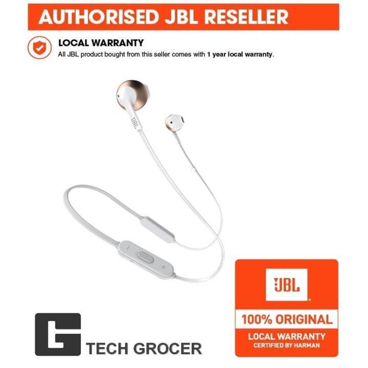 Jbl tune 205bt wireless earbud headphones hot sale