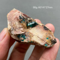 100 Natural Namilia Dioptase แร่ตัวอย่างหินและคริสตัลควอตซ์อัญมณี