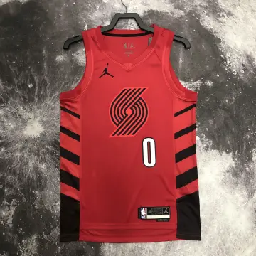 Men's Portland Trail Blazers Damian Lillard #0 Nike Grey 2020/21 Swingman  NBA Jersey- Earned Edition