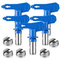 Reversible Spray Tip Nozzles Paint Spray Tips Airless Sprayer Nozzles Sprayer Parts(5 Pcs, 213, 315, 417, 519, 621)