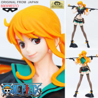 Model โมเดล งานแท้ 100% แมวทอง Banpresto One Piece วันพีซ เดอะมูฟวี่ เต็มพิกัดสลัดจอมลุย วันพีช Flag Diamond Ship Nami นามิ อนิเมะ มังงะ manga