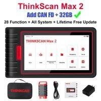 ThinkScan Max 2 ThinkScan Max 2 Thinkscan 2สแกนเนอร์ยานยนต์เครื่องวิเคราะห์ OBD2อุปกรณ์ตรวจสอบรถยนต์มืออาชีพ28รีเซ็ตการเข้ารหัส ECU Thinktool Mini