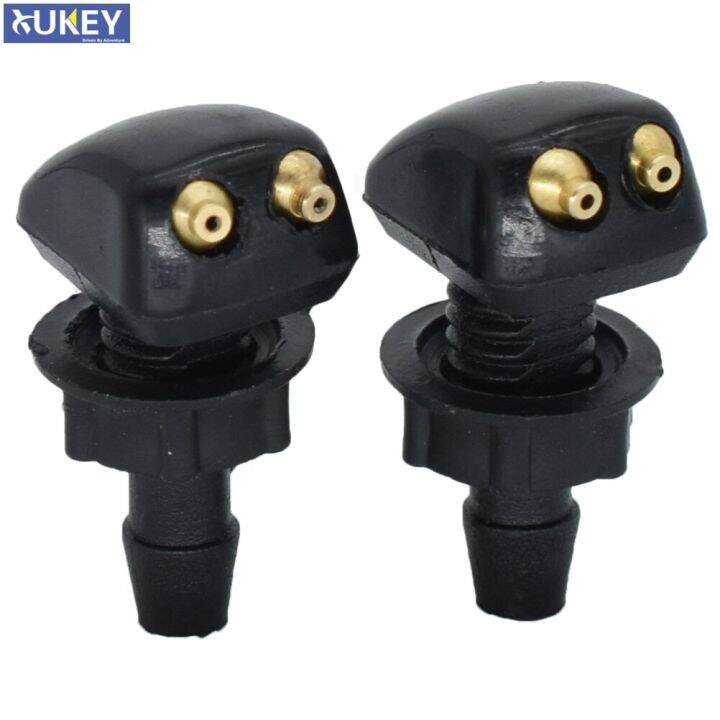 2X Universal Car Windscreen Washer Jet Wiper Nozzle Water Mist Diy Kit