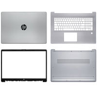 หน้าจอ LCD สำหรับแล็ปท็อป Baru BelakangBezel DepanPalmrestbawah Kes untuk HP 17-CN 17-CP Siri A B C D Cover M50382-001สีเงิน