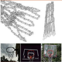 Basketball Metal Chain Net Zinc Steel 12 Loops Silver Rust-Proof Design Standard Basketball Accesorios Ball Rim Chain Net