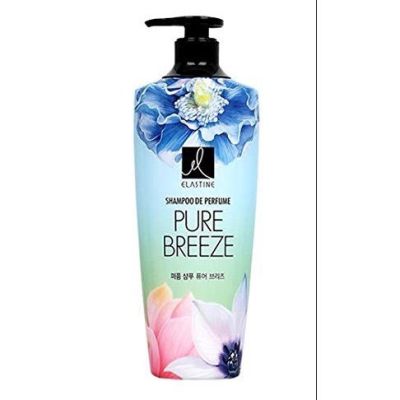 elastine perfume shampoo 600ml รุ่น pure breeze แชมพูเกาหลี นำเข้าจากเกาหลี ของแท้100%