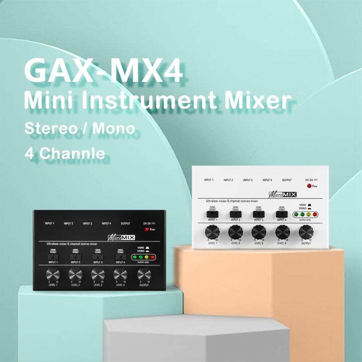 1-piece-4-channels-audio-mixer-portable-ultra-low-noise-mixer-mini-stereo-mixer-audio-usb-mixer-for-recording-studio-black