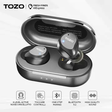 TOZO T12 Pro Bluetooth Earphone ,Wireless Earbuds With 4 Mic, CVC 8.0 Call  Noise Cancelling , 160H Playtime ,IPX8 Waterproof