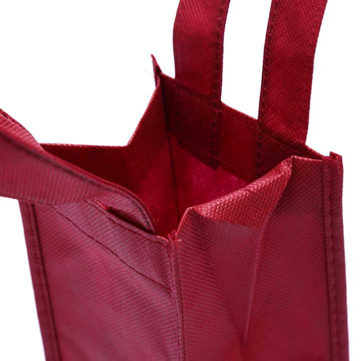 shelleys-ถุงบรรจุภัณฑ์สุดสร้างสรรค์กล่องของขวัญกระดาษพร้อมเชือกสำหรับขวดไวน์สีแดง