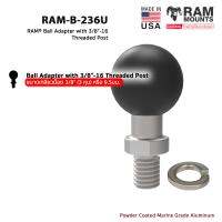 RAM MOUNTS [RAM-B-236U] RAM® Ball Adapter with 3/8 -16 Threaded Post