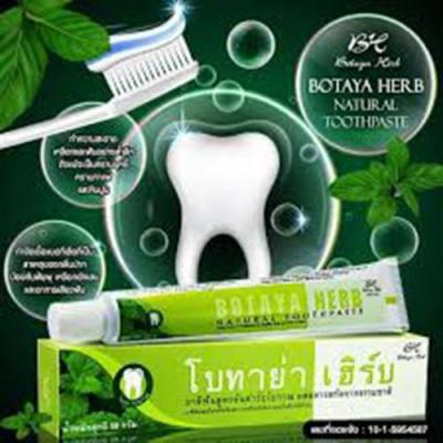 ยาสีฟันโบทาย่าเฮิร์บ botaya herb (natural toothpaste ยาสีฟันสมุนไพรเข้มข้น ไม่มีฟลูออไลด์) 1 หลอด