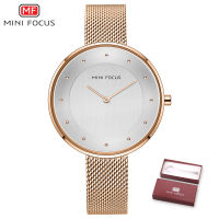 MINI FOCUS Women Watches Luxury Dress Womens Watches Top Brand Hand Clock Milanese Steel Lady Watch For Woman Rose Gold Quartz