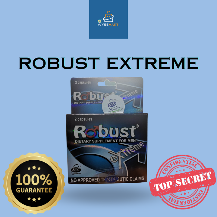Robust Extreme 2 Capsules Dietary Supplement for Men Lazada PH