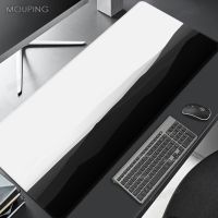 แผ่นรองเมาส์แผ่นรองเมาส์สีดำและสีขาว,แผ่นรองปูโต๊ะขนาดใหญ่ผ้าปูโต๊ะเรียบง่าย800x30 0แผ่นแป้นพิมพ์ Mausepad Xxl 900x400แผ่นรองเมาส์