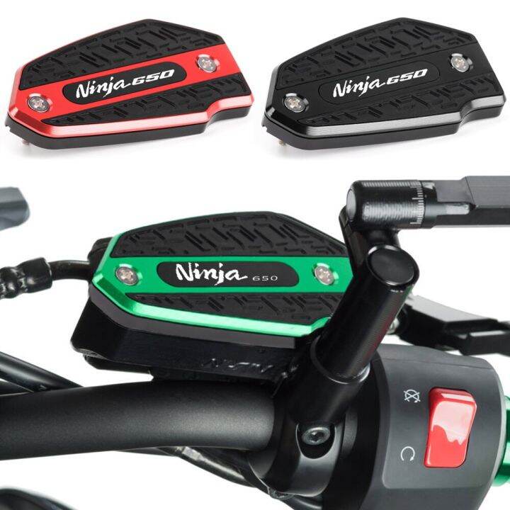 สำหรับคาวาซากิ-ninja650นินจา650-2017-2019-2020รถจักรยานยนต์ชุดกระบอกสูบเบรกรถจักรยานยนต์ที่ป้องกันฝาปิดที่เก็บน้ำมันเหลว