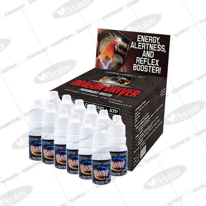 PINTAKASI 1 box 12 bottle of Battlecock Dragon Driver 5ml Drops for