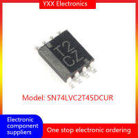 ตัวรับส่งสัญญาณบัสพลังงาน2บิตสามแผงวงจรเอาท์พุท VSSOP-8 SN74LVC2T45DCUR ของแท้ใหม่