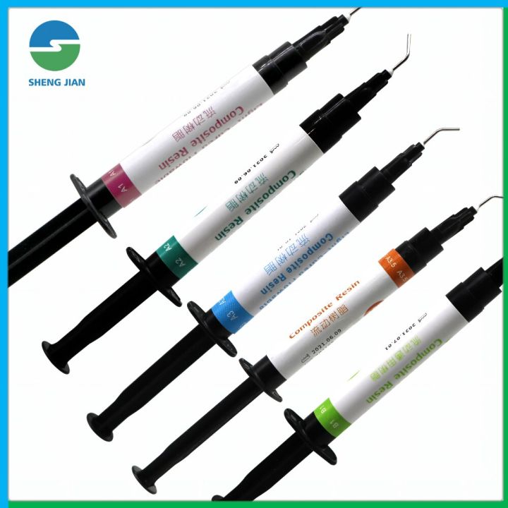 Dental Light-Curable Flowable Resin Fluid Flow Light Curing Composite ...