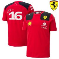 เสื้อยืดใส่ได้ทั้งชายและหญิงเสื้อยืด F1ทีมชุดแข่งรถ F1ใหม่ล่าสุด2023ฤดูร้อนแขนสั้น