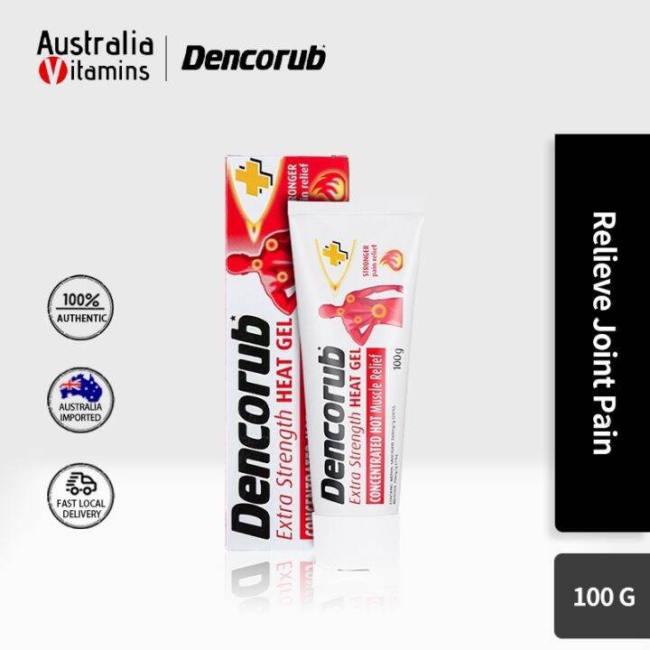 Dencorub Extra Strength Heat Gel 100g Lazada PH