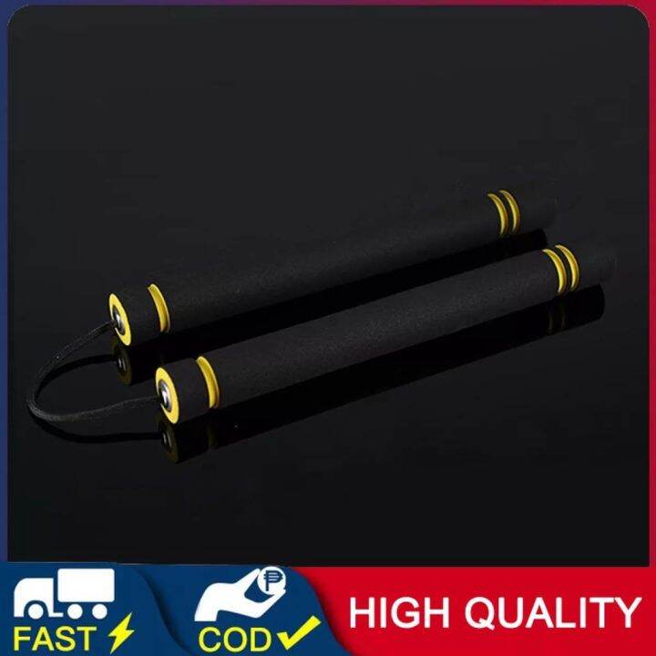 Martial Arts Foam Nunchucks Sponge Stick Rope Kid Practice Training