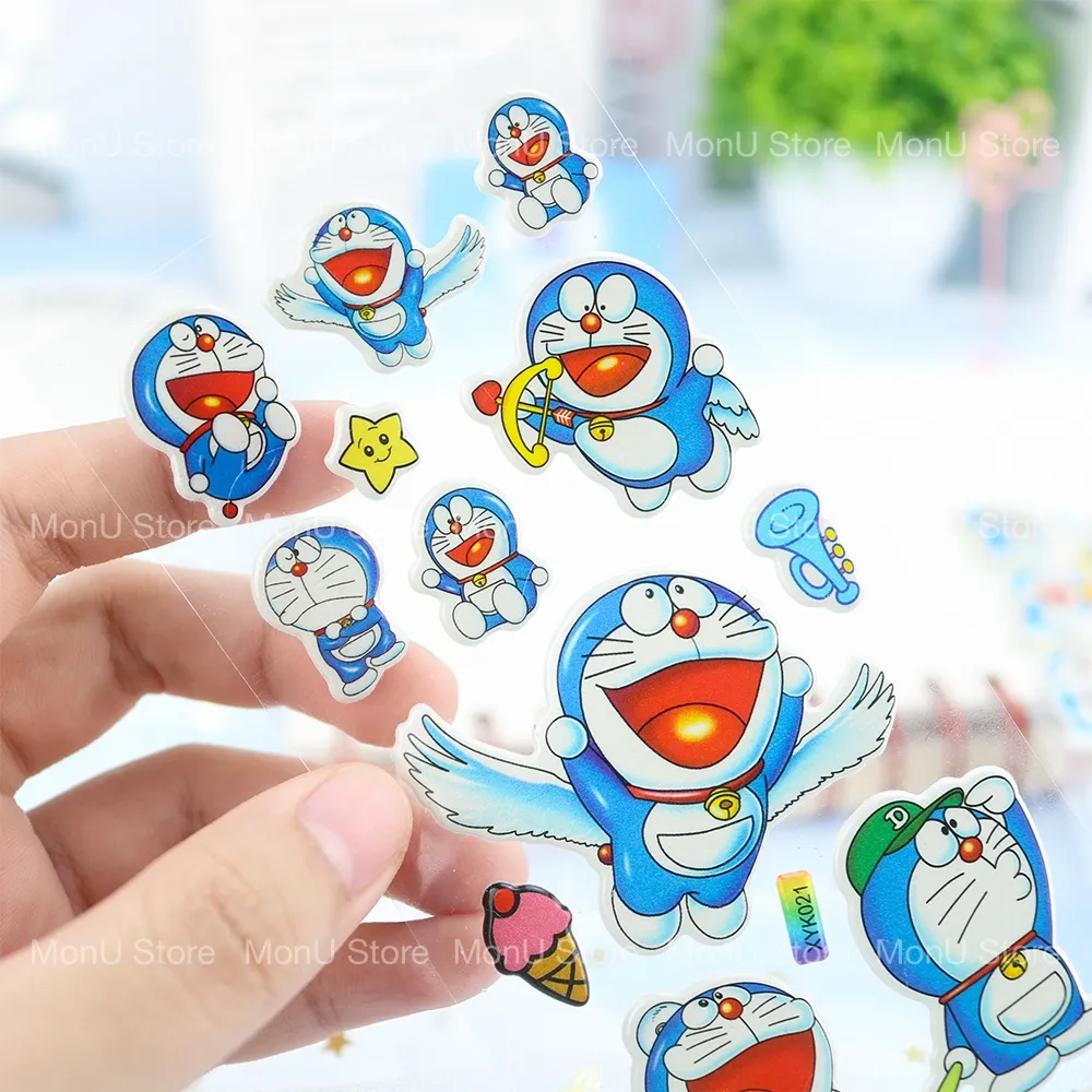 Tấm Sticker Hình Dán Doraemon Doremon 3D Chống Nước Cute Dễ Thương ...