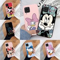 Coque untuk Huawei P40 Lite 4G Nova 6 SE 7i Casing Ponsel Pink Mickey Minnie Mouse Penutup Lembut TPU Fundas untuk Huawei Nova 7i 6se Bebek