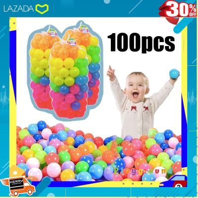 [ ถูกที่สุด. ลด 30% ] บอลสี ลูกบอลคละสี 100ลูก ขนาด 8cm Colourful Balls 100pcs . ถูกที่สุด ลด 30%.
