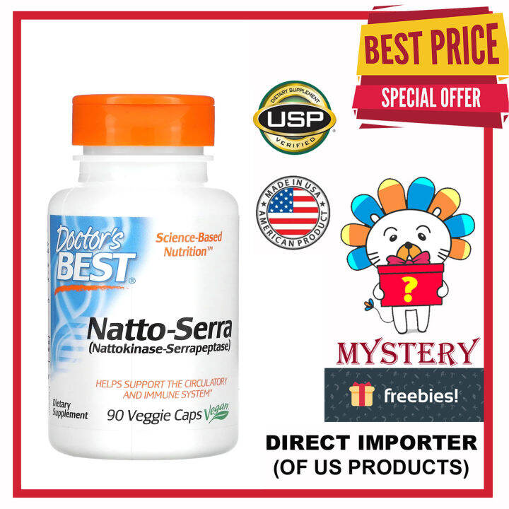 Doctor's Best, Natto-Serra, 90 Veggie Capsbn | Lazada PH