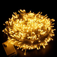 0M Street Garland Outdoor String Fairy Lights Christmas Garland For Garden Room Holiday New Year Wedding Decoration