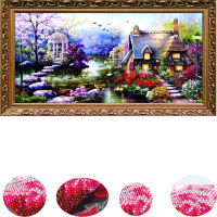 5D Diamond Mosaic Landscapes Garden lodge crystal Diamond Painting Cross Stitch Kits Diamonds Embroidery Home Decoration git