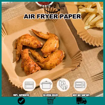 Source Wholesale 20 Cm Square 100 Pcs Disposal Paper Liner Air Fryer Baking  Paper For Air Fryer Parchment Paper on m.